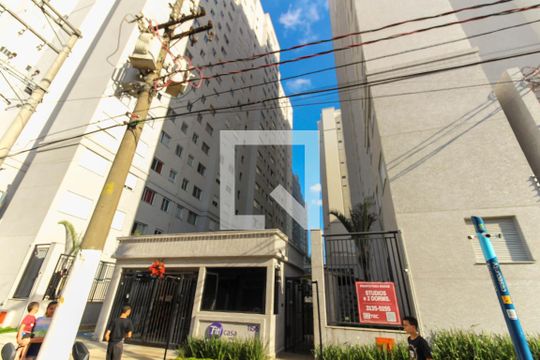 Fachada do Prédio de kitnet/studio para alugar com 1 quarto, 26m² em Brás, São Paulo