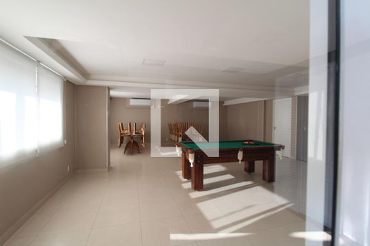 Área comum - Salão de festas de apartamento à venda com 1 quarto, 52m² em Centro, Canoas
