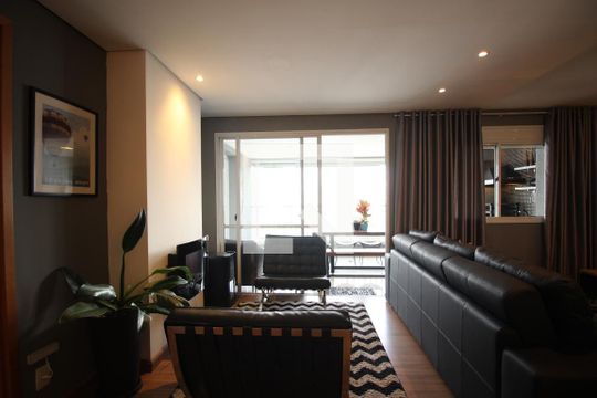 Sala de apartamento à venda com 2 quartos, 97m² em Vila Andrade, São Paulo