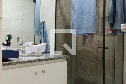 Banheiro da Suíte 1 de apartamento à venda com 3 quartos, 120m² em Freguesia de Jacarepaguá, Rio de Janeiro