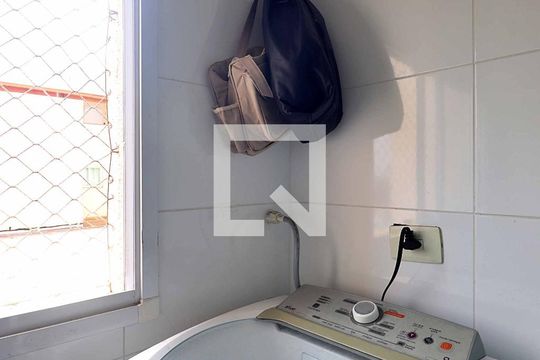 Área de Serviço de apartamento à venda com 2 quartos, 57m² em Vila Valparaiso, Santo André