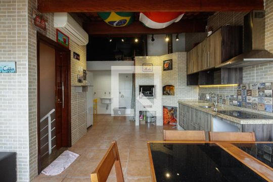 Espaço Gourmet - Churrasqueira  de casa de condomínio à venda com 3 quartos, 130m² em Tatuapé, São Paulo