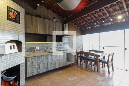 Espaço Gourmet - Churrasqueira  de casa de condomínio à venda com 3 quartos, 130m² em Tatuapé, São Paulo