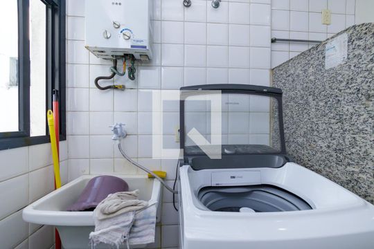 Área de Serviço de apartamento para alugar com 3 quartos, 180m² em Barra da Tijuca, Rio de Janeiro