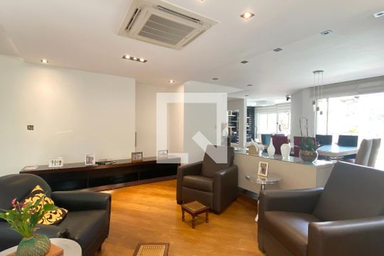 Sala de casa de condomínio para alugar com 3 quartos, 450m² em Alphaville, Santana de Parnaíba