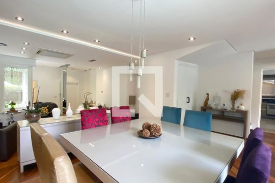 Sala de Jantar de casa de condomínio para alugar com 3 quartos, 450m² em Alphaville, Santana de Parnaíba