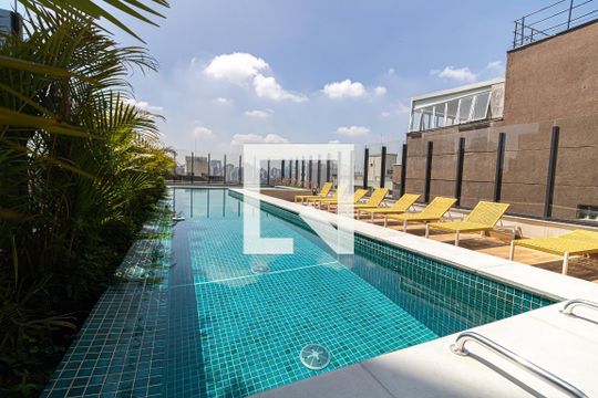 Área comum - Piscina de kitnet/studio à venda com 1 quarto, 29m² em Perdizes, São Paulo