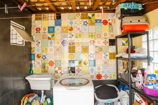 Área de Serviço de apartamento à venda com 2 quartos, 140m² em Santa Maria, Santo André