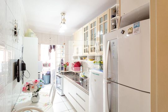 Cozinha de apartamento à venda com 2 quartos, 50m² em Americanópolis, São Paulo