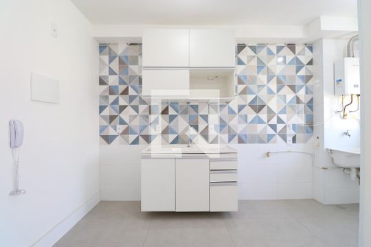 Cozinha de apartamento à venda com 1 quarto, 30m² em Várzea da Barra Funda, São Paulo
