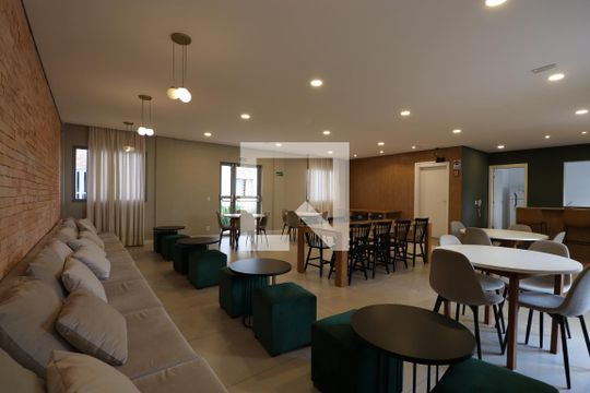 Área comum - Salão de festas de apartamento à venda com 1 quarto, 30m² em Várzea da Barra Funda, São Paulo