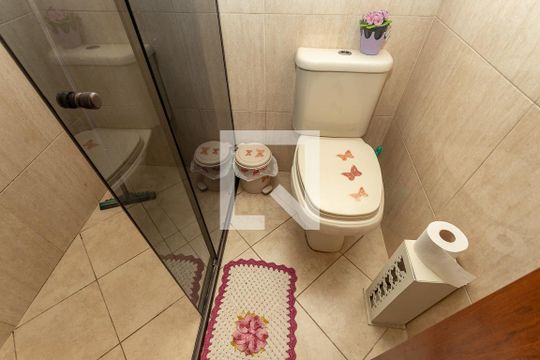 Banheiro da suíte 1  de casa à venda com 2 quartos, 144m² em Conceição, Diadema