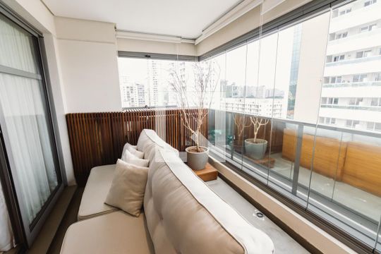 Varanda de apartamento para alugar com 2 quartos, 72m² em Barra Funda, São Paulo