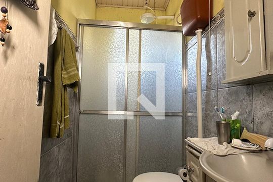 Banheiro de casa para alugar com 3 quartos, 100m² em Santo Afonso, Novo Hamburgo