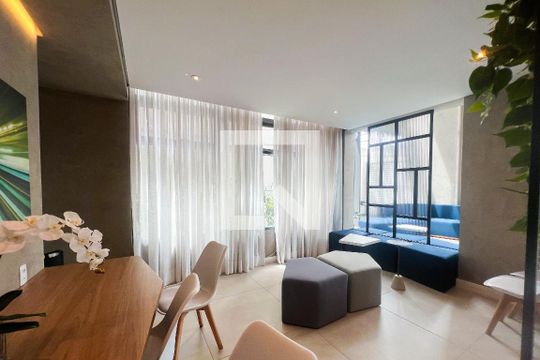 Office de apartamento para alugar com 1 quarto, 25m² em Indianópolis, São Paulo