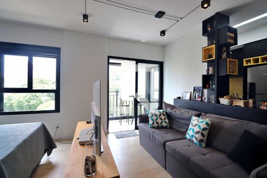 Sala de kitnet/studio à venda com 1 quarto, 43m² em Campestre, Santo André