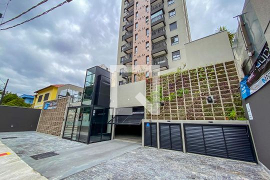 Fachada de kitnet/studio à venda com 1 quarto, 43m² em Campestre, Santo André