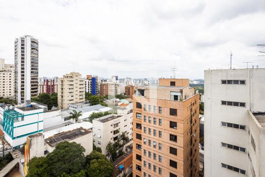 Sala - Vista de apartamento à venda com 1 quarto, 69m² em Sumarezinho, São Paulo