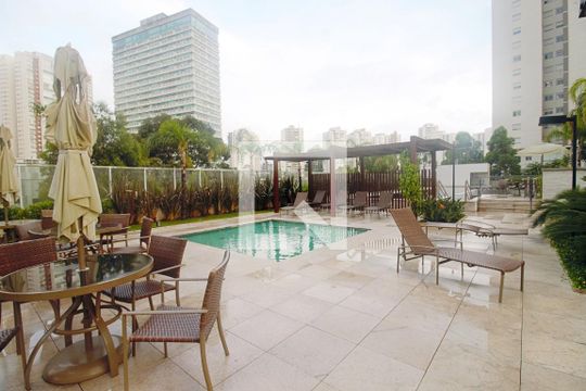 Área comum - Piscina de apartamento à venda com 2 quartos, 87m² em Jardim Caboré, São Paulo