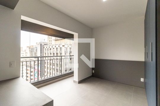 Studio de kitnet/studio para alugar com 1 quarto, 27m² em República, São Paulo