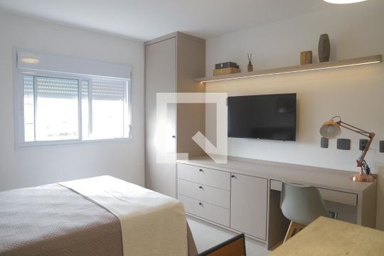 Quarto - Armários de kitnet/studio para alugar com 1 quarto, 24m² em Vila da Saúde, São Paulo