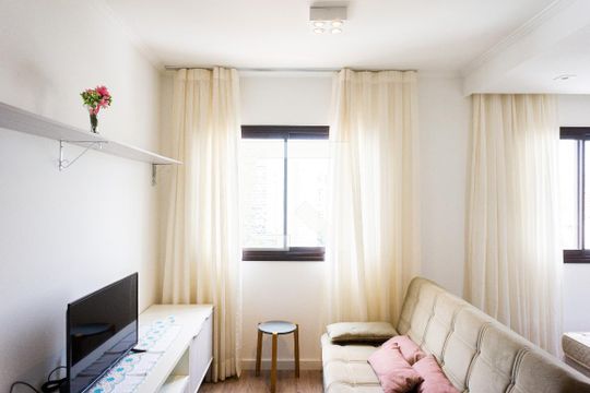 Sala de apartamento à venda com 1 quarto, 26m² em Tatuapé, São Paulo