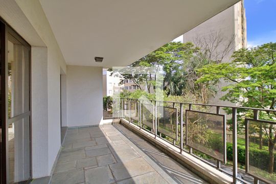Varanda da Sala de apartamento para alugar com 4 quartos, 383m² em Fazenda Morumbi, São Paulo