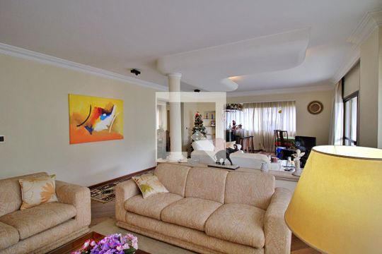Sala de apartamento para alugar com 4 quartos, 383m² em Fazenda Morumbi, São Paulo