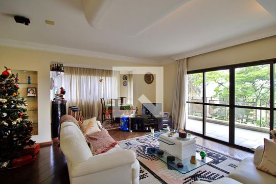 Sala de apartamento para alugar com 4 quartos, 383m² em Fazenda Morumbi, São Paulo