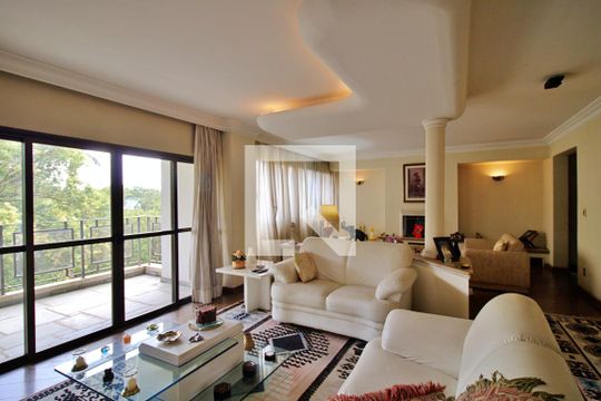 Sala de apartamento para alugar com 4 quartos, 383m² em Fazenda Morumbi, São Paulo