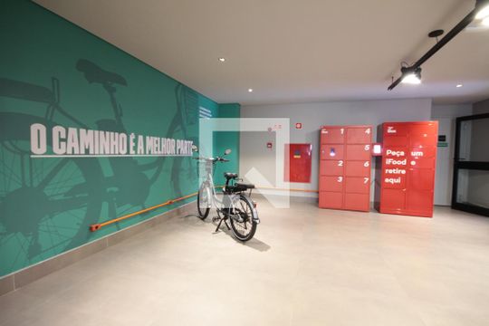 Área comum de kitnet/studio para alugar com 1 quarto, 17m² em Vila Mariana, São Paulo