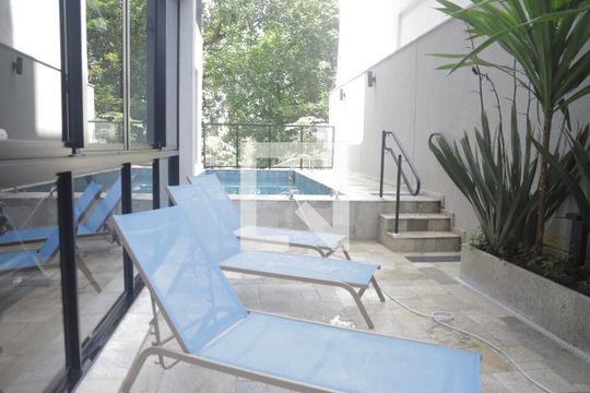 Área comum - Piscina de apartamento para alugar com 1 quarto, 37m² em Chácara Inglesa, São Paulo