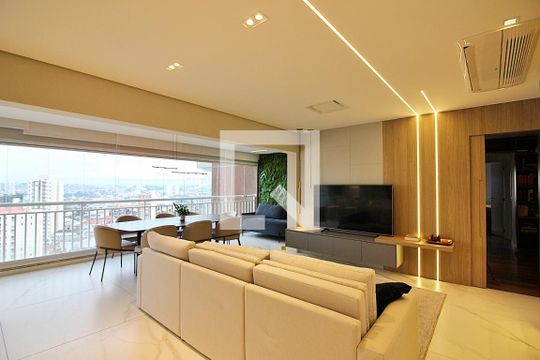 Sala  de apartamento à venda com 3 quartos, 151m² em Centro, São Bernardo do Campo