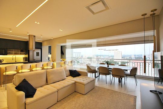 Sala  de apartamento à venda com 3 quartos, 151m² em Centro, São Bernardo do Campo