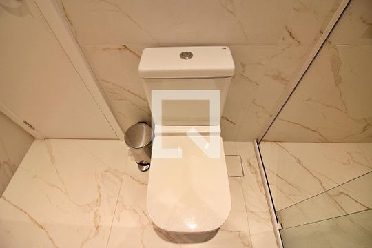 Banheiro do Quarto 1 - Suíte de apartamento à venda com 3 quartos, 151m² em Centro, São Bernardo do Campo