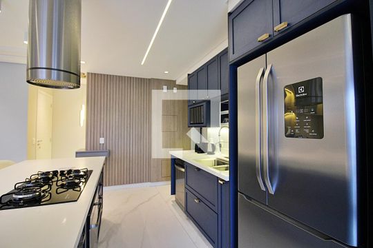 Cozinha de apartamento à venda com 3 quartos, 151m² em Centro, São Bernardo do Campo