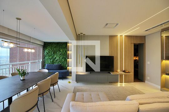 Sala  de apartamento à venda com 3 quartos, 151m² em Centro, São Bernardo do Campo