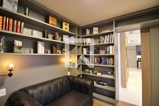 Sala de Leitura  de apartamento à venda com 3 quartos, 151m² em Centro, São Bernardo do Campo