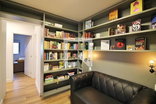 Sala de Leitura  de apartamento à venda com 3 quartos, 151m² em Centro, São Bernardo do Campo