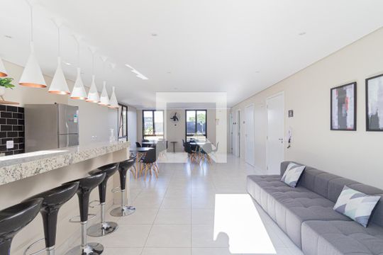 Área comum - Salão de festas de apartamento para alugar com 1 quarto, 38m² em Presidente Altino, Osasco
