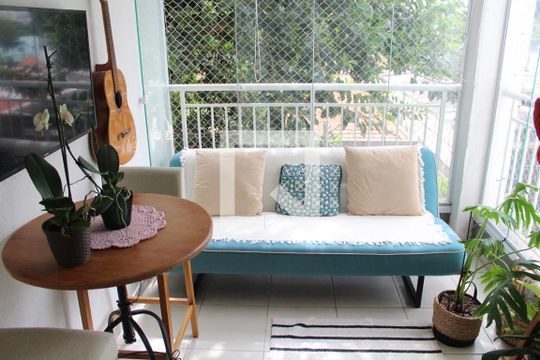 Varanda de apartamento à venda com 2 quartos, 62m² em Barra Funda, São Paulo