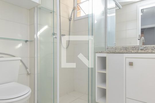 Banheiro do Quarto 2 de apartamento à venda com 2 quartos, 59m² em Vila Buarque, São Paulo