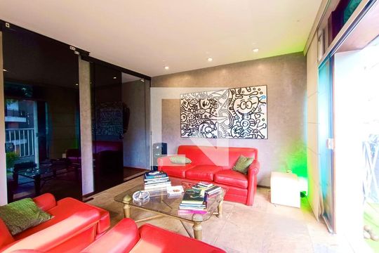 Sala de apartamento para alugar com 3 quartos, 127m² em Ipanema, Rio de Janeiro