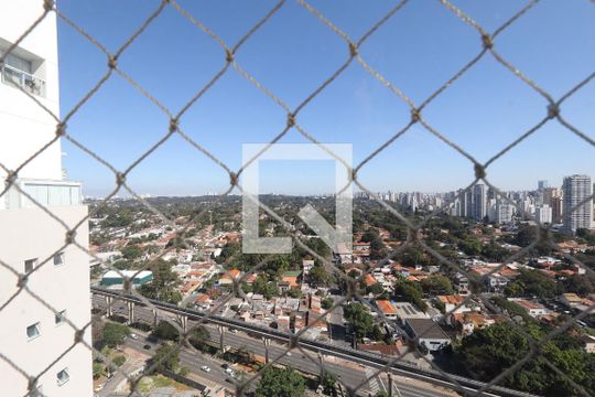 Vista Varanda da Sala de apartamento para alugar com 2 quartos, 117m² em Campo Belo, São Paulo