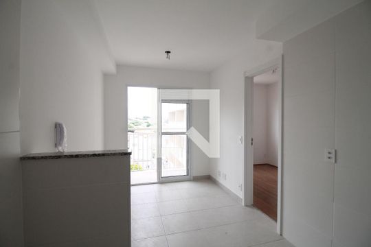 Sala/Cozinha e Área de Serviço de apartamento à venda com 1 quarto, 27m² em Vila Ré, São Paulo