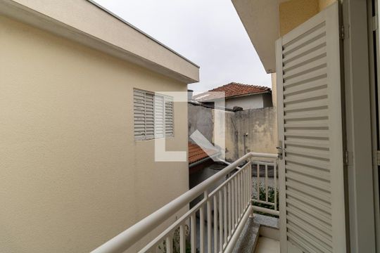 Varanda do Quarto 2 de casa de condomínio para alugar com 3 quartos, 110m² em Parque Fongaro, São Paulo