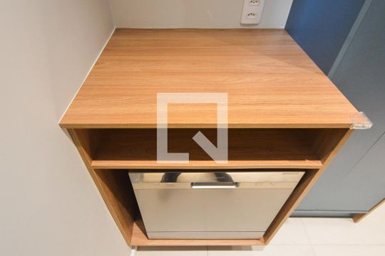Cozinha de apartamento para alugar com 1 quarto, 40m² em Consolação, São Paulo