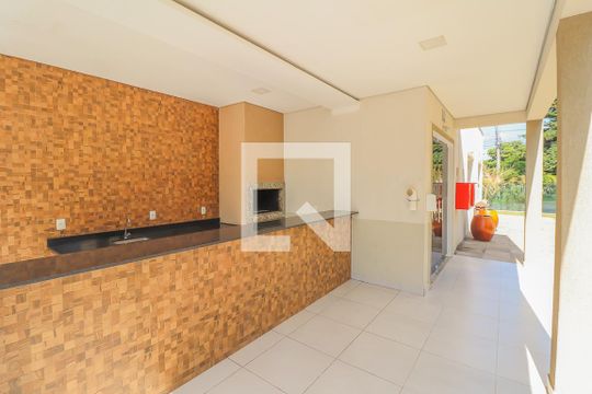 Área comum - Churrasqueira de apartamento à venda com 2 quartos, 48m² em Feitoria, São Leopoldo
