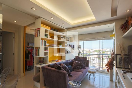 Sala de apartamento à venda com 2 quartos, 65m² em Vila Ipiranga, Porto Alegre