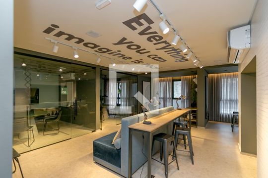 Área Comum de kitnet/studio para alugar com 1 quarto, 24m² em Brooklin Paulista, São Paulo